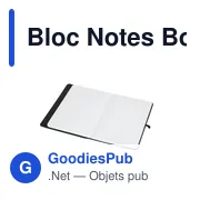 Bloc Notes personnalisable Bochum avec logo - Papeterie écologique - Miniature 5