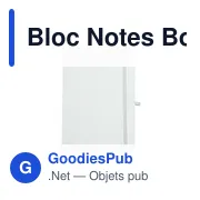Bloc Notes personnalisable Bochum avec logo - Papeterie écologique - Miniature 6