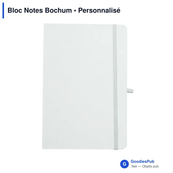 Bloc Notes personnalisable Bochum avec logo - Papeterie écologique - Image 6