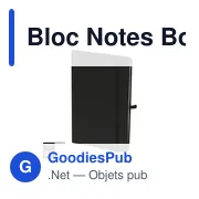 Bloc Notes personnalisable Bochum avec logo - Papeterie écologique - Miniature 7