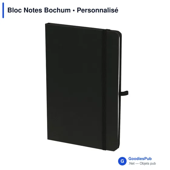 Bloc Notes personnalisable Bochum avec logo - Papeterie écologique - Image 8