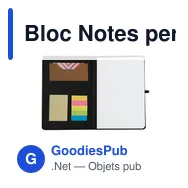 Bloc Notes personnalisable Bochum avec logo - Papeterie écologique - Miniature 9