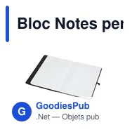Bloc Notes personnalisable Bochum avec logo - Papeterie écologique - Miniature 10