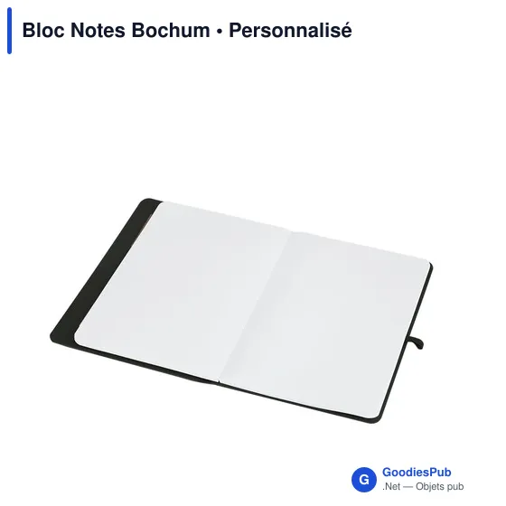 Bloc Notes personnalisable Bochum avec logo - Papeterie écologique - Image 10