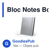 Bloc Notes Bodley - Miniature 1