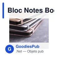 Bloc Notes Bodley - Miniature 12