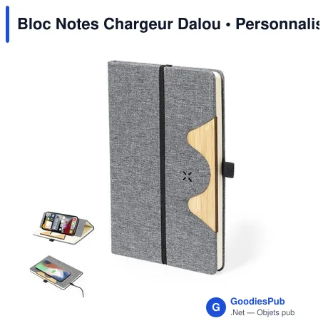 Bloc Notes Chargeur Dalou