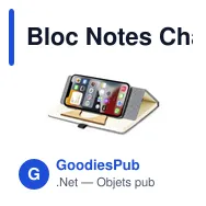 Bloc Notes Chargeur Dalou - Miniature 7