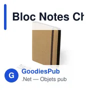 Bloc Notes Personnalisable avec Chargeur Intégré - Toskanavec logo - Miniature 1