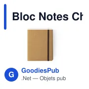 Bloc Notes Personnalisable avec Chargeur Intégré - Toskanavec logo - Miniature 2