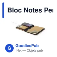 Bloc Notes Personnalisable avec Chargeur Intégré - Toskanavec logo - Miniature 6