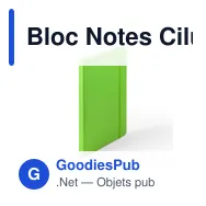 Bloc Notes Cilux - Miniature 1