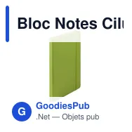 Bloc Notes Ciluxlin - Miniature 11