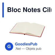 Bloc Notes Ciluxlin - Miniature 9