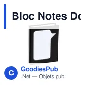 Bloc Notes Dosan - Miniature 1
