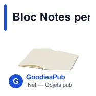 Bloc Notes personnalisable Driscol avec logo en feutre RPET - Miniature 12