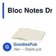 Bloc Notes personnalisable Driscol avec logo en feutre RPET - Miniature 5
