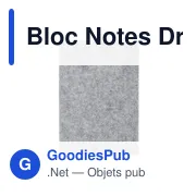 Bloc Notes personnalisable Driscol avec logo en feutre RPET - Miniature 7
