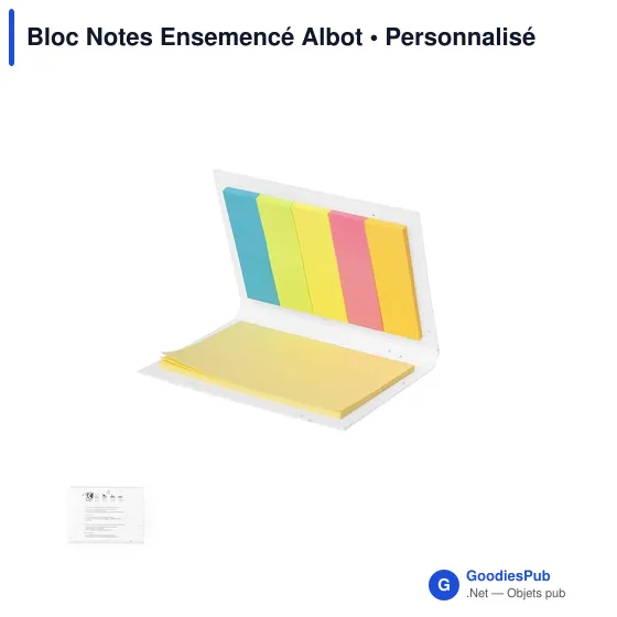 Bloc Notes Ensemencé Albot - Image 1