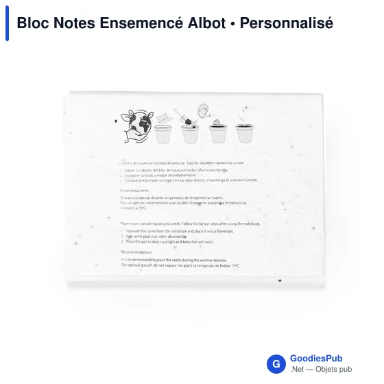 Bloc Notes Ensemencé Albot - Image 4