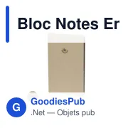 Bloc Notes Ensemencé Baupres - Miniature 1