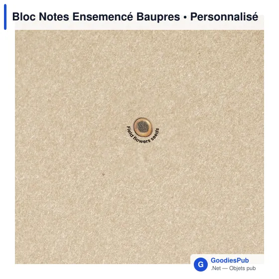 Bloc Notes Ensemencé Baupres - Image 5