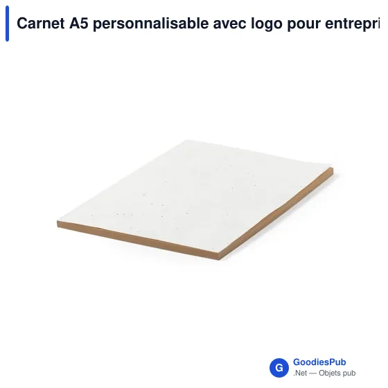 Carnet A5 personnalisable avec logo pour entreprise - Image 5