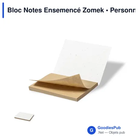 Bloc Notes Ensemencé Zomek