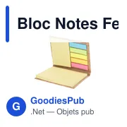 Bloc Notes personnalisable en liège avec logo - Feron - Miniature 4