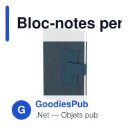 Bloc-notes personnalisable Flitfud avec logo - Écologique et pratique - Miniature 3