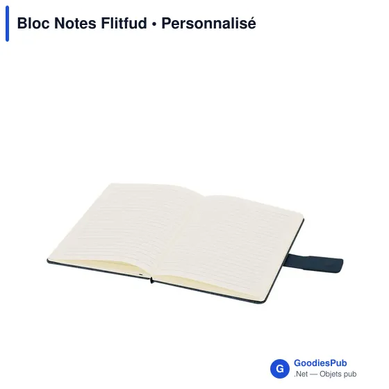 Bloc-notes personnalisable Flitfud avec logo - Écologique et pratique - Image 4