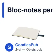 Bloc-notes personnalisable Flitfud avec logo - Écologique et pratique - Miniature 8