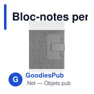 Bloc-notes personnalisable Flitfud avec logo - Écologique et pratique - Miniature 9