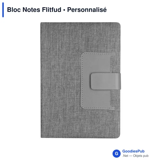 Bloc-notes personnalisable Flitfud avec logo - Écologique et pratique - Image 9