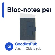 Bloc-notes personnalisable Flitfud avec logo - Écologique et pratique - Miniature 10