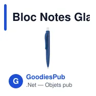 Bloc Notes Glaze - Miniature 10