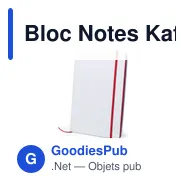 Bloc Notes Kaffol - Miniature 12
