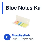 Bloc Notes Kalinex - Miniature 1