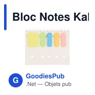 Bloc Notes Kalinex - Miniature 2