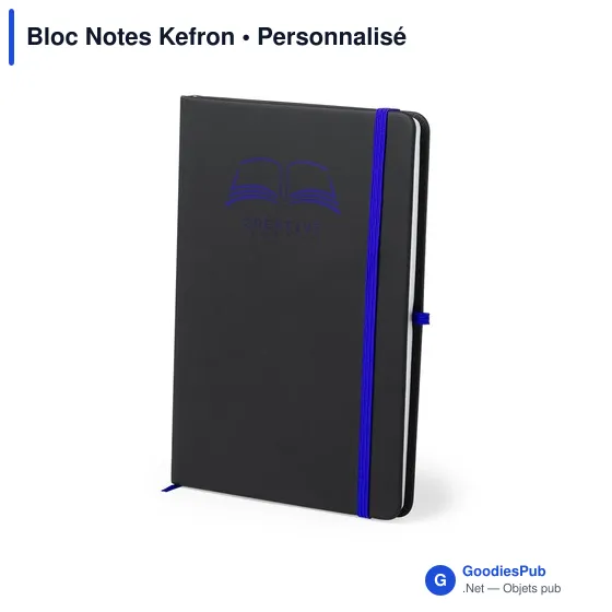 Bloc Notes personnalisable Kefron avec logo - Cahier B2B - Image 1