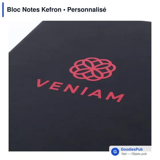 Bloc Notes personnalisable Kefron avec logo - Cahier B2B - Image 11