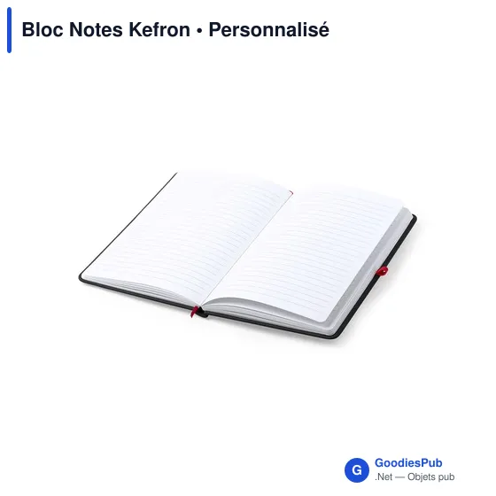 Bloc Notes personnalisable Kefron avec logo - Cahier B2B - Image 12