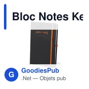 Bloc Notes personnalisable Kefron avec logo - Cahier B2B - Miniature 5
