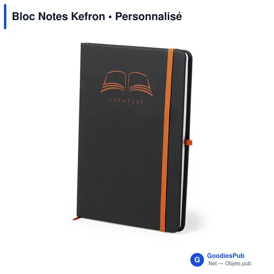 Bloc Notes personnalisable Kefron avec logo - Cahier B2B - Image 5