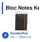 Bloc Notes personnalisable Kefron avec logo - Cahier B2B - Miniature 6