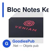 Bloc Notes personnalisable Kefron avec logo - Cahier B2B - Miniature 7