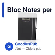 Bloc Notes personnalisable Kefron avec logo - Cahier B2B - Miniature 9