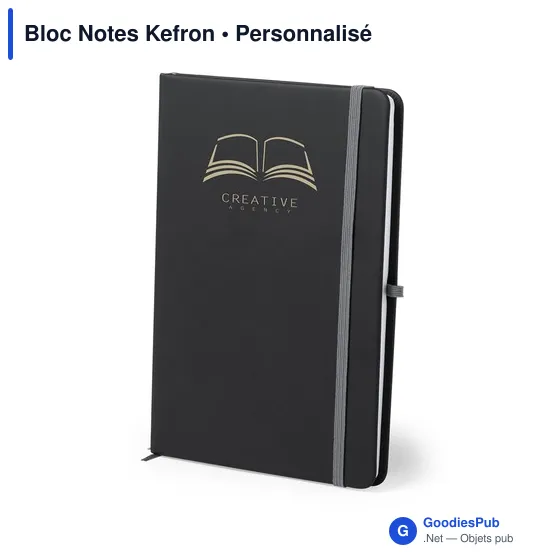 Bloc Notes personnalisable Kefron avec logo - Cahier B2B - Image 9
