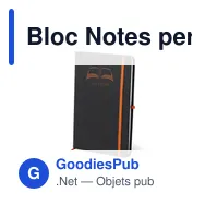 Bloc Notes personnalisable Kefron avec logo - Cahier B2B - Miniature 10