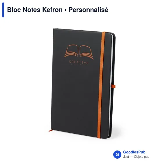 Bloc Notes personnalisable Kefron avec logo - Cahier B2B - Image 10